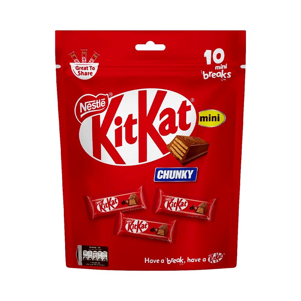 كيت كات تشنكي بالشكولاته مينيز 160 جم