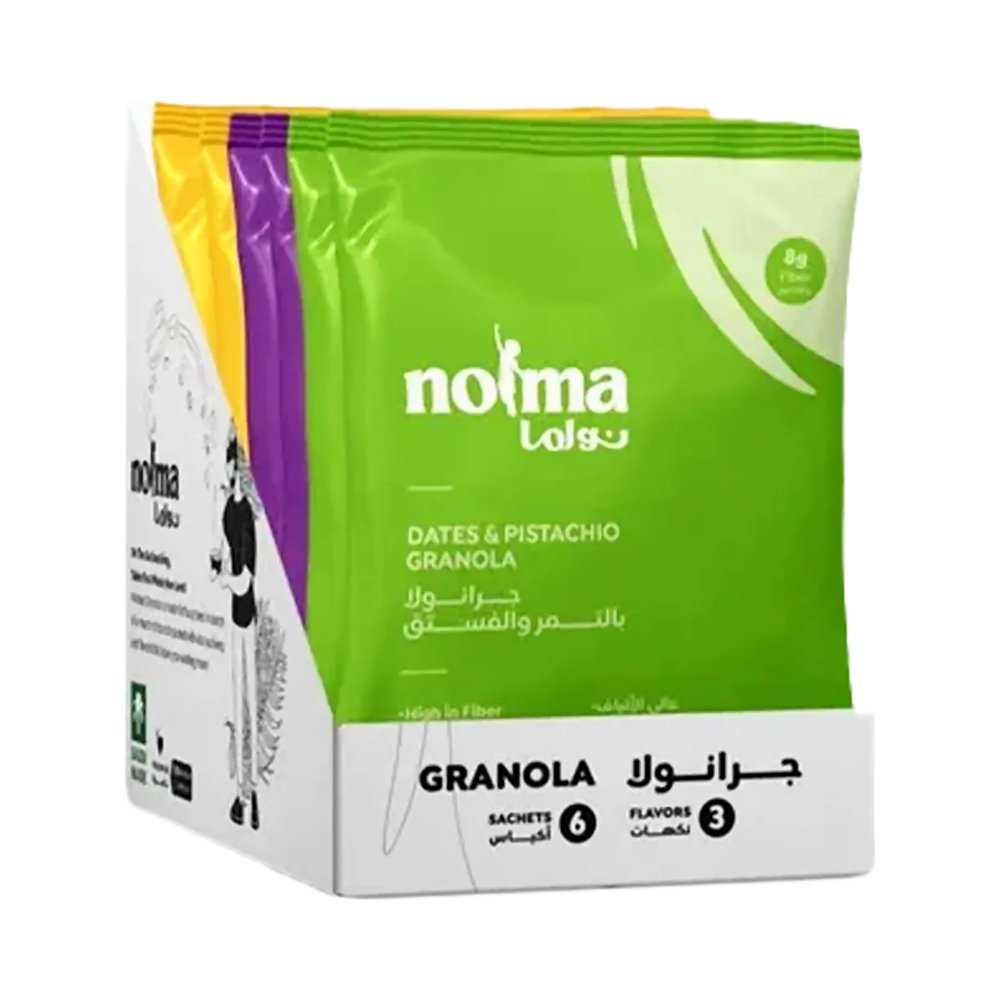 نولما جرانولا منوعة 40 جم 6 أكياس