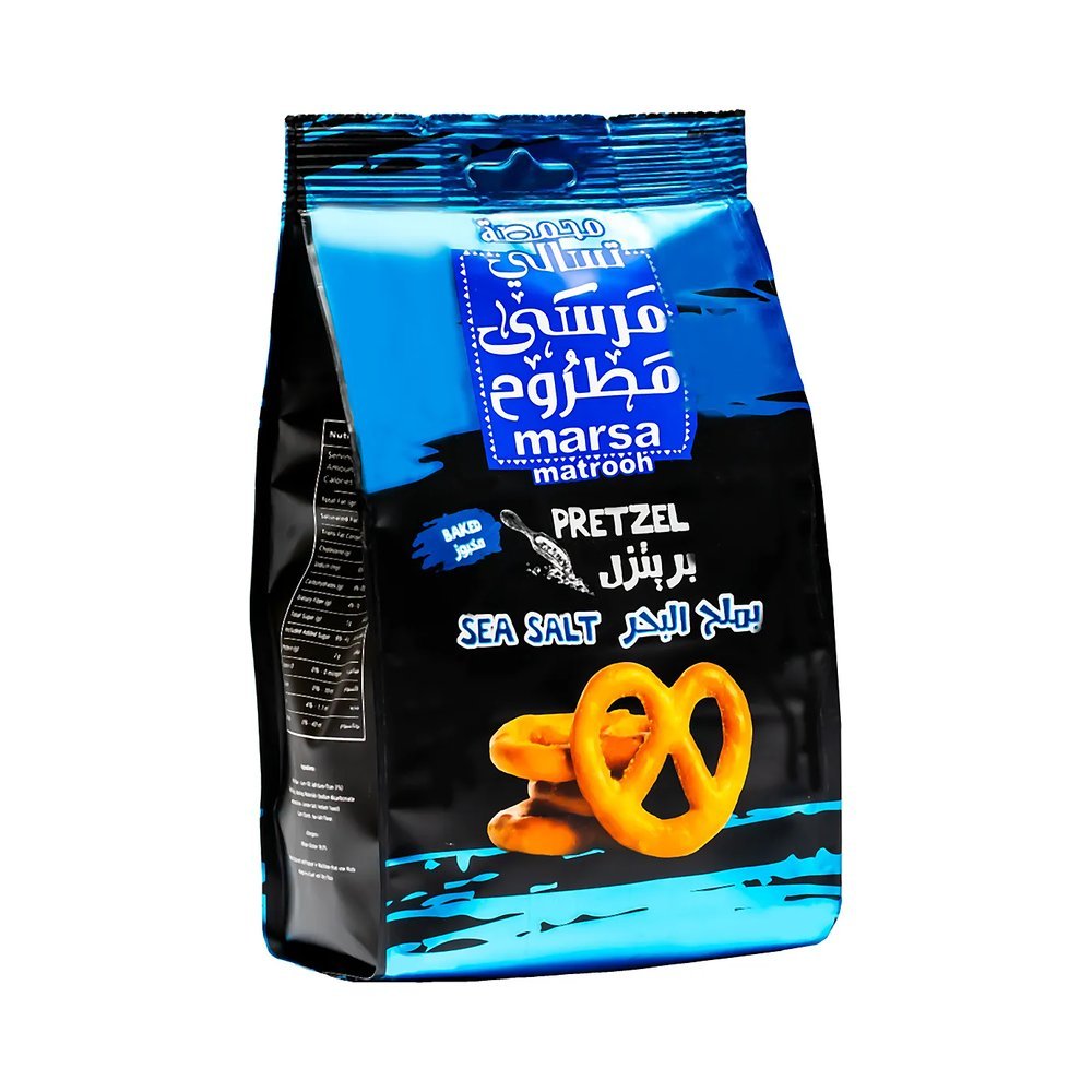 مرسى مطروح بريتزل بملح البحر 125 جم