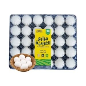 مزارع الغربية بيض كبير و وسط 30 حبة