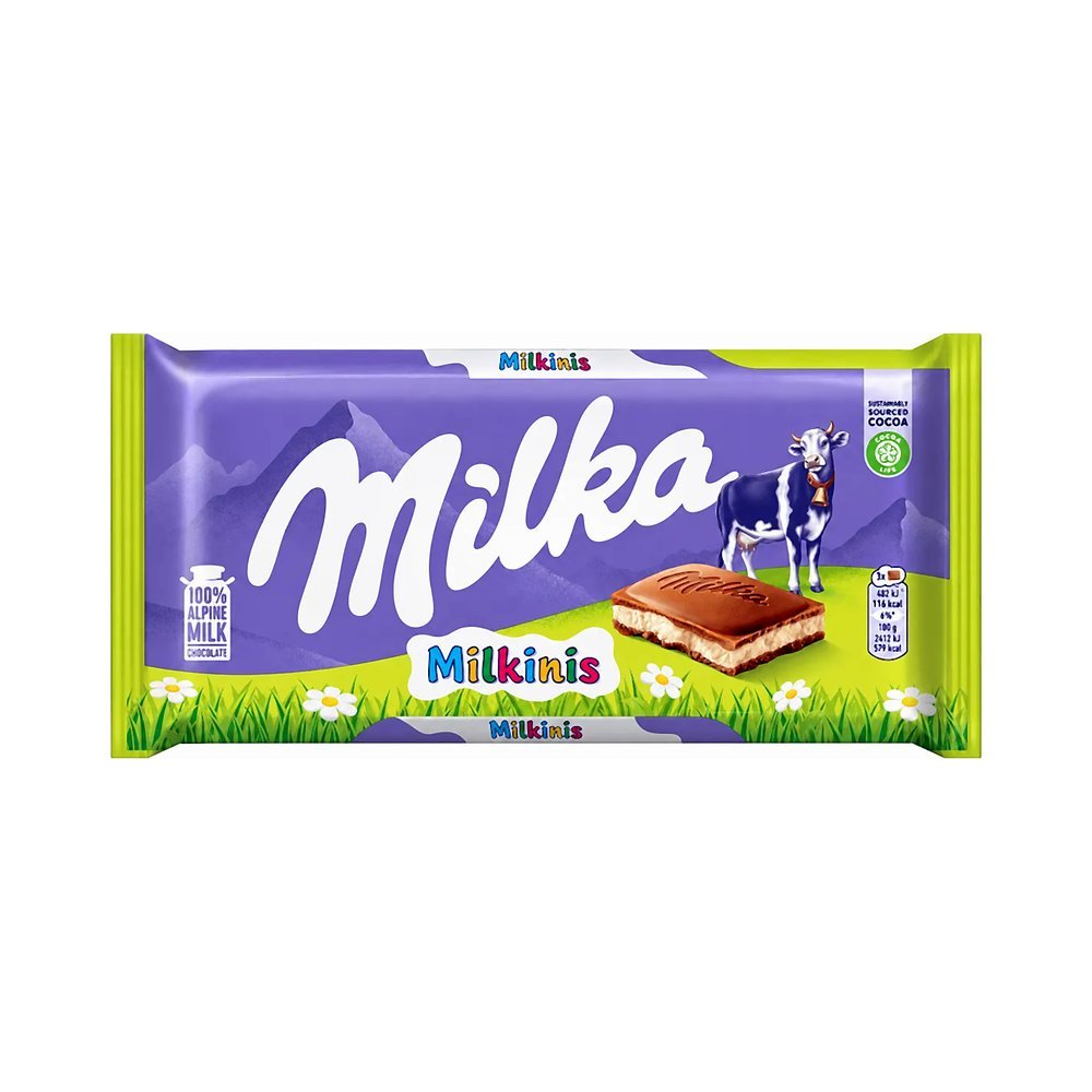 ميلكا ميلكينيس شوكولاتة بالحليب 100 جم