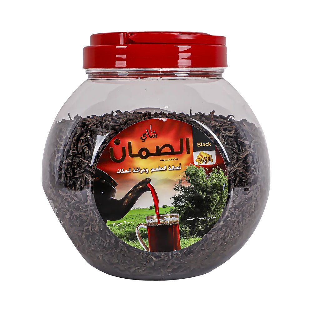 الصمان شاي احمر برطمان بلاستيك 600 جم