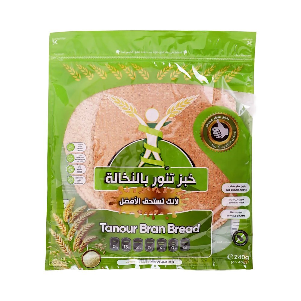 تنور خبز صحي نخالة 240 جم