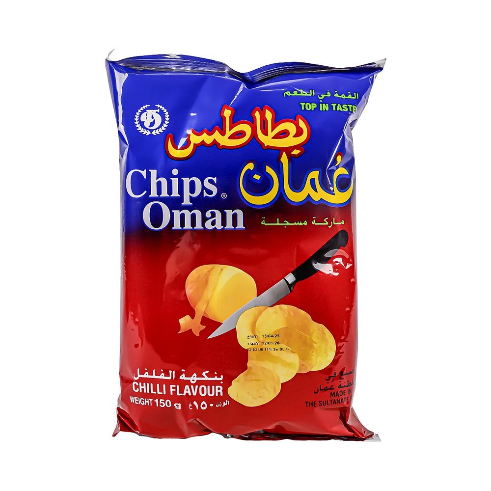 عمان بطاطس بالنكهة الحارة 150 جم
