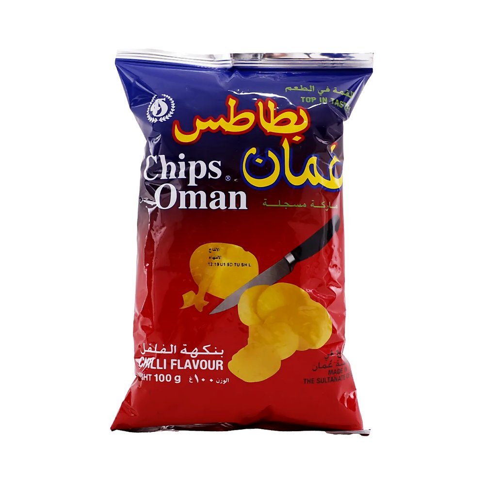 عمان بطاطس بالنكهة الحارة 100 جم
