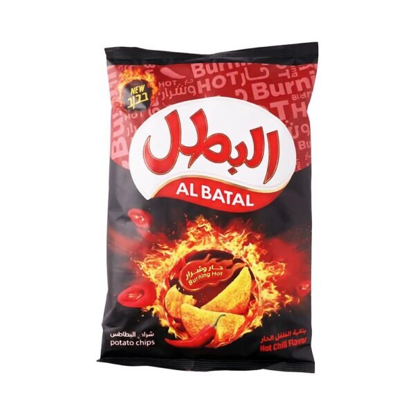 البطل شيبس حار وشرار 110 جم