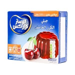 فوستر كلاركس حلوى جيلي الكرز الحامض 80 جم