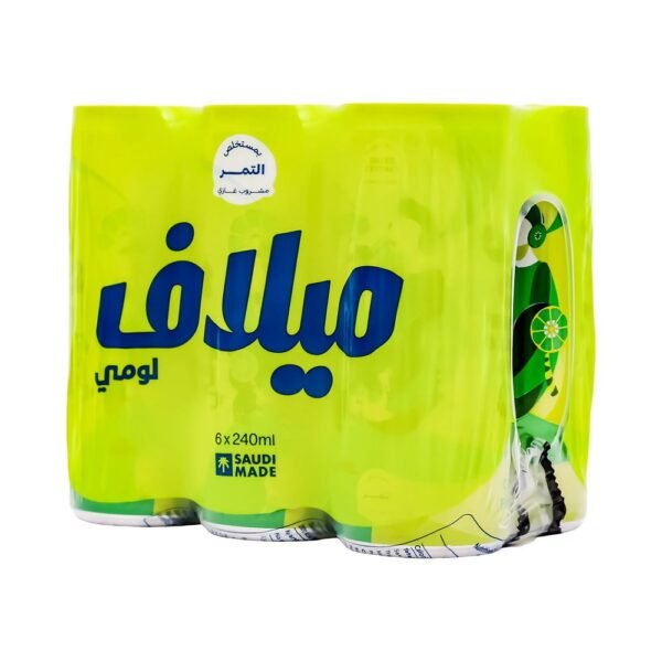 ميلاف لومي مشروب غازى نكهه حمضيات 6 حبه 240 مل