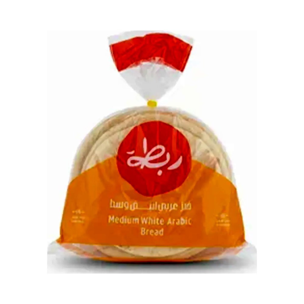 ربطة خبز عربي أبيض 5 حبات