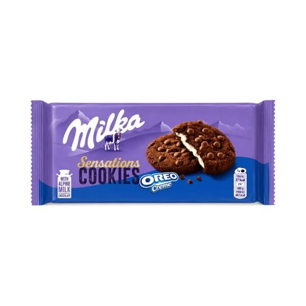 ميلكا كوكيز بكريمة الأوريو 156 جم