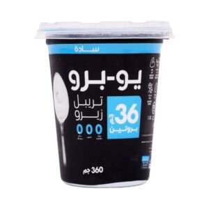 يوبرو زبادي بروتين سادة 360 جم