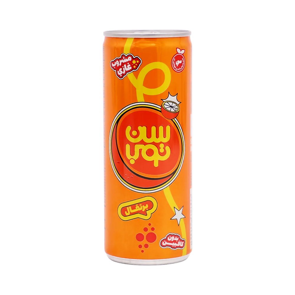 سن توب مشروب غازي بنكهه البرتقال 240 مل