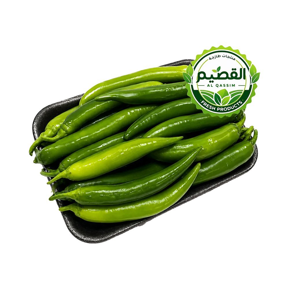 فلفل حار أخضر قصيم 400 جم