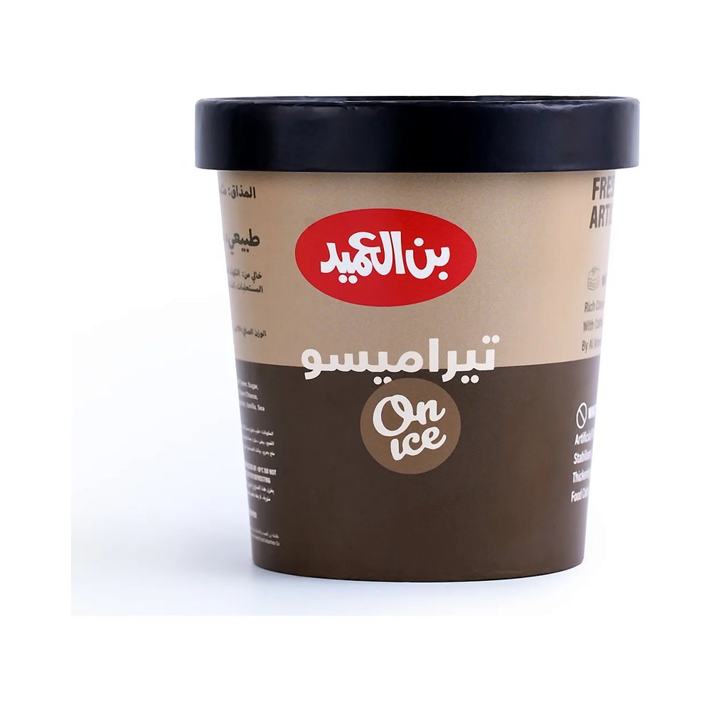 أون أيس كريم بنكهة التيراميسو الكريمي 473 مل