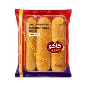 كاكو خبز ساندويتش جامبو بالسمسم 375 جم
