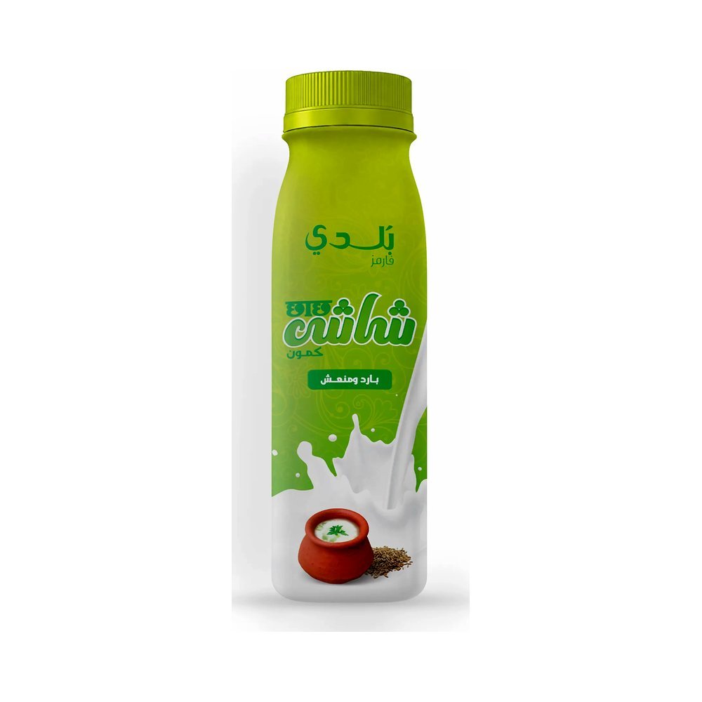 بلدي لبن شاشي بالكمون 225 مل