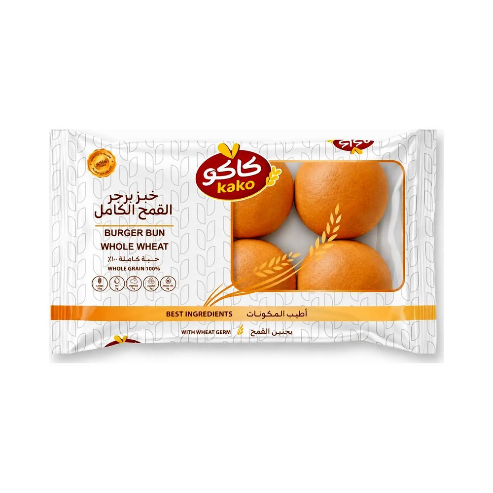 كاكو خبز البرجر بالحبة الكاملة 400 جم
