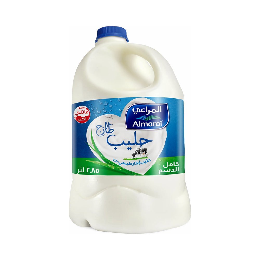المراعي حليب طازج كامل الدسم 2.85 لتر