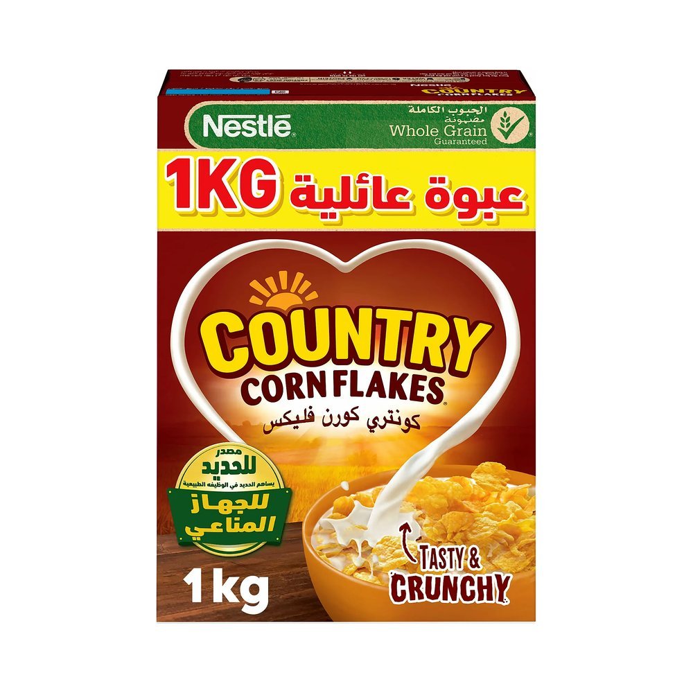 كونتري كورن فليكس رقائق الذرة 1000 جم