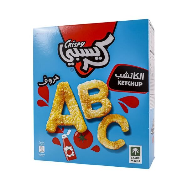 كريسبي حروف بالكاتشب 12 حبه 12 جم