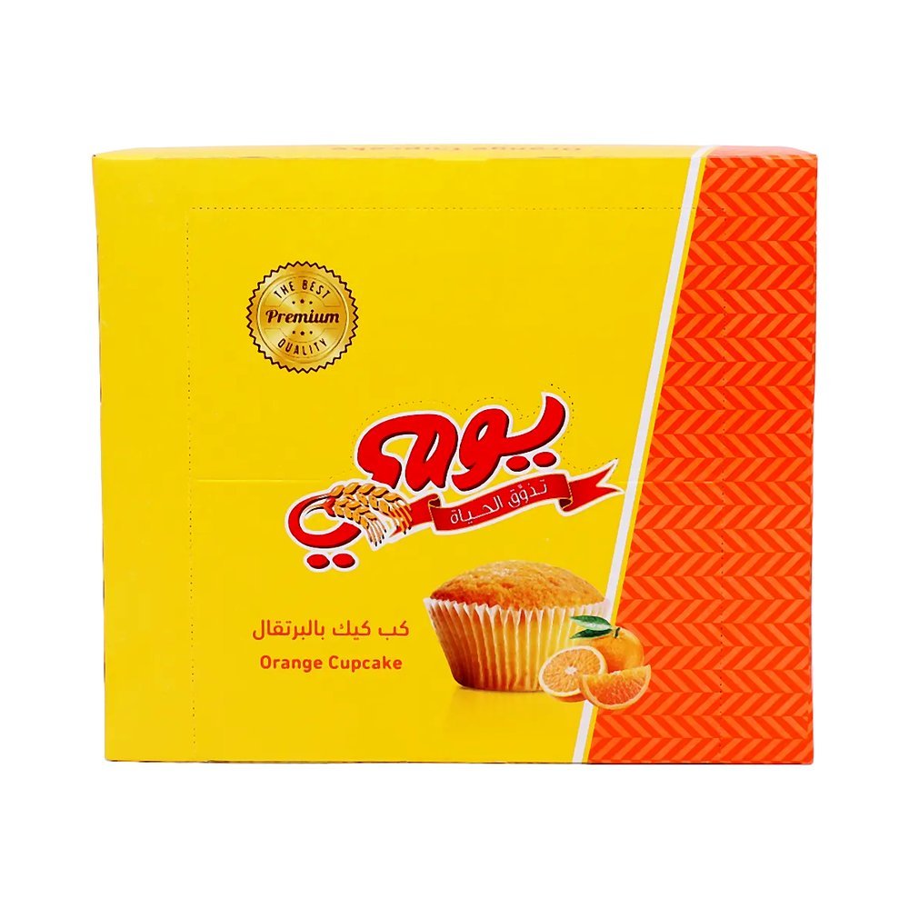 يومي كب كيك برتقال 12 حبة 30 جم