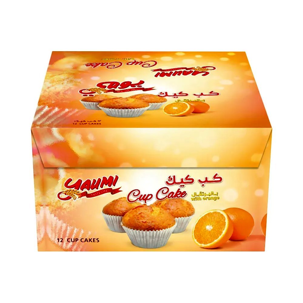 يومي كب كيك برتقال 12 حبة 30 جم