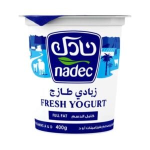 نادك زبادي كامل الدسم 400 جم