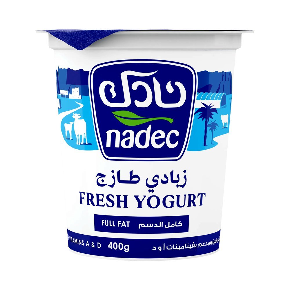 نادك زبادي كامل الدسم 400 جم