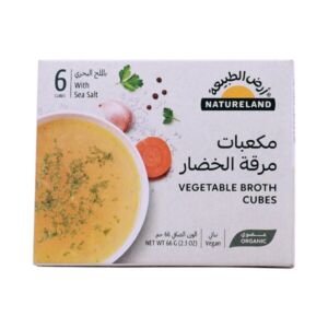 أرض الطبيعة مكعبات مرقة الخضار عضوي نباتي 66 جم