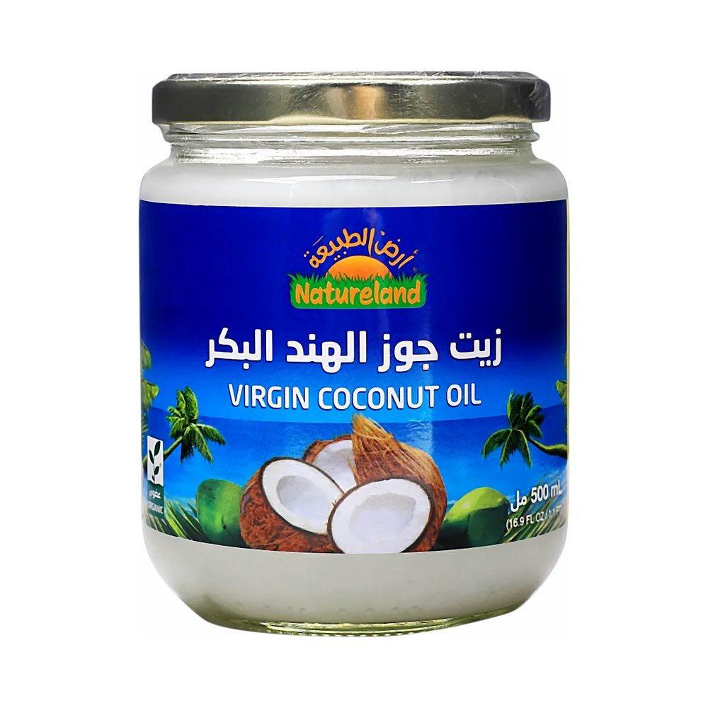 أرض الطبيعة زيت جوز الهند بكر عضوي 500 مل