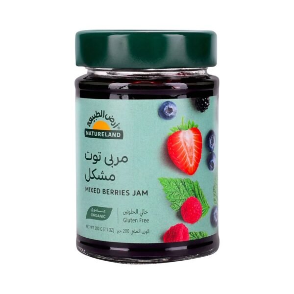 أرض الطبيعة مربى توت مشكل عضوي 200 جم