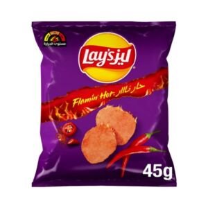 ليز شرائح بطاطس حار نار 45 جم