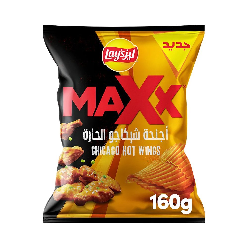 ليز ماكس أجنحة حارة حجم عائلي 155 جم