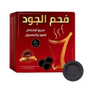 الجود فحم اسود سريع الاشتعال 80 قرص