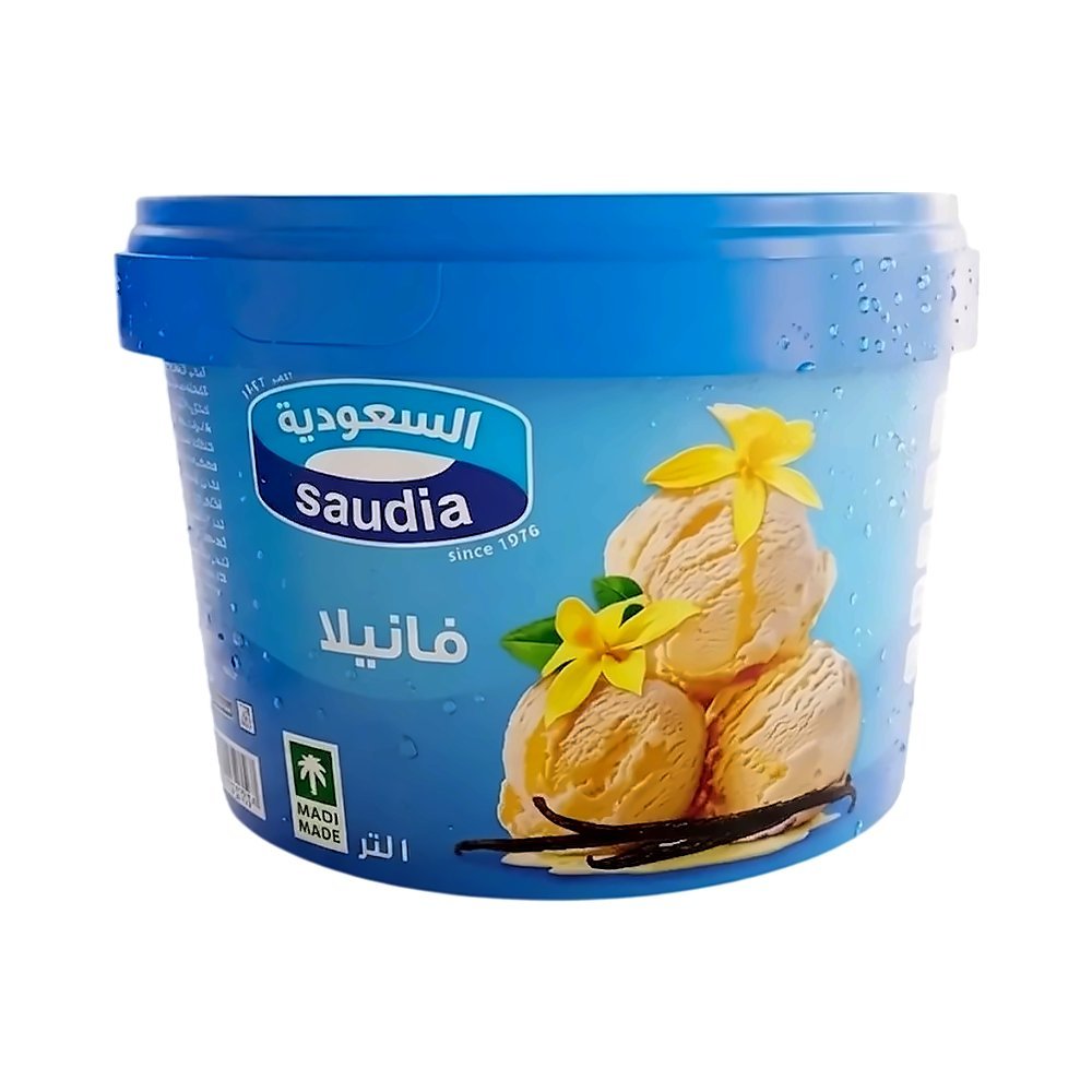 السعودية ايس كريم فانيليا 1 لتر